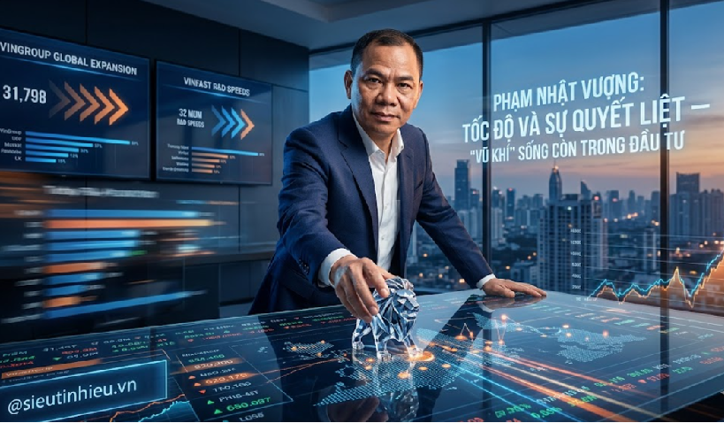 PHẠM NHẬT VƯỢNG: TỐC ĐỘ VÀ SỰ QUYẾT LIỆT – "VŨ KHÍ" SỐNG CÒN TRONG ĐẦU TƯ