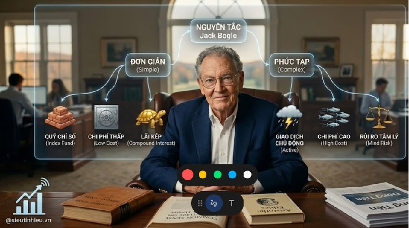 JACK BOGLE: TRIẾT LÝ "ĐẦU TƯ ĐƠN GIẢN" – BÍ QUYẾT TẠO DỰNG SỰ GIÀU CÓ BỀN VỮNG