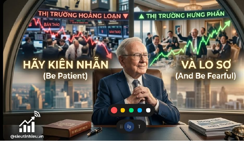 WARREN BUFFETT: HÃY THAM LAM KHI ĐÁM ĐÔNG SỢ HÃI, VÀ SỢ HÃI KHI THỊ TRƯỜNG HƯNG PHẤN