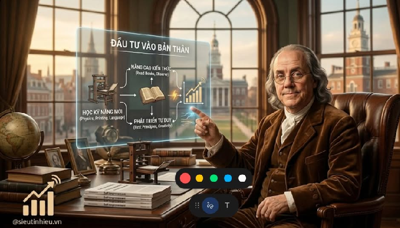 BENJAMIN FRANKLIN: ĐẦU TƯ VÀO BẢN THÂN LÀ THƯƠNG VỤ "SIÊU LỢI NHUẬN" NHẤT