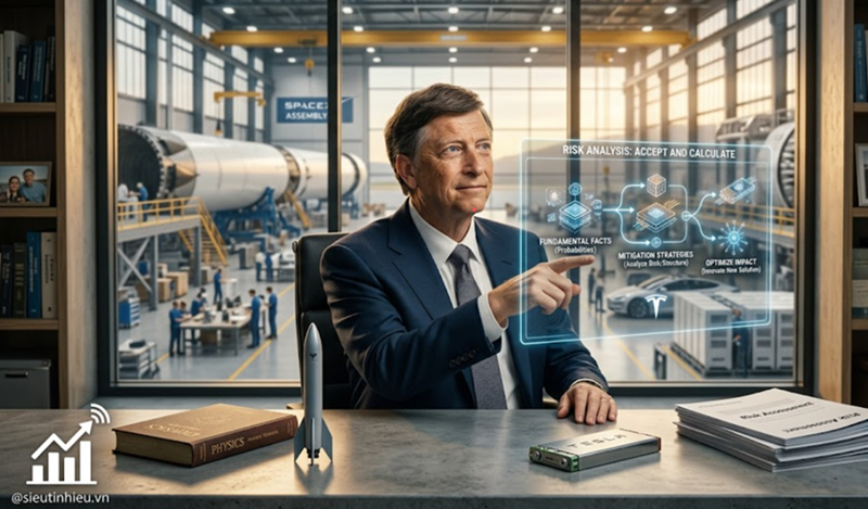 BILL GATES VÀ BÀI HỌC VÀNG: NGHỆ THUẬT MẠO HIỂM CÓ TÍNH TOÁN TRONG ĐẦU TƯ